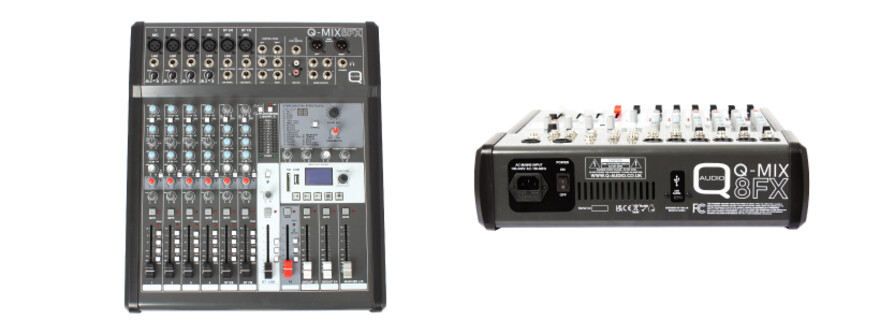 Q-AUDIO Q-MIX 8FX - Paul Bouzan